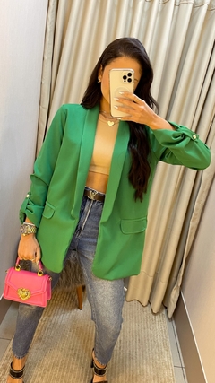 Blazer Oversized Verde - comprar online