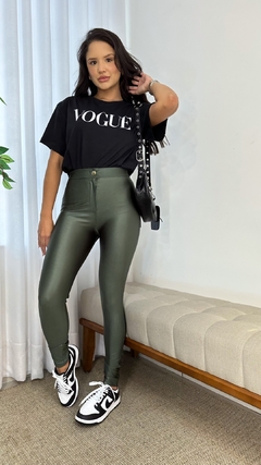 Calça Cirrê Verde Musgo