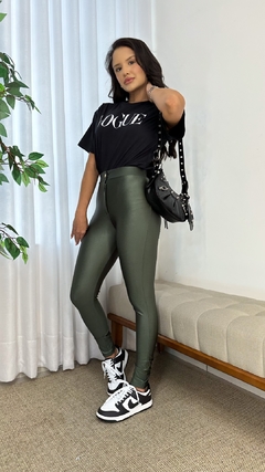 Calça Cirrê Verde Musgo - comprar online