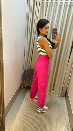 Calça Jogger Sarja Pink - kellyanne Store