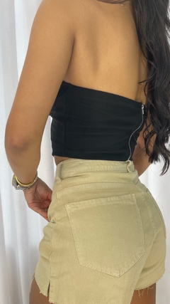 Cropped Corselet Preto na internet