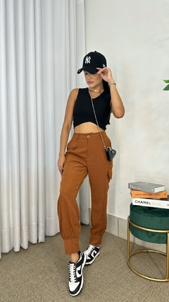 Calça Jogger Cargo Caramelo - comprar online