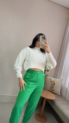 Blusa Cropped tricô Lilian