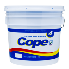 PINTURA VINILICA OSEL COPE BLANCO 4 LTS