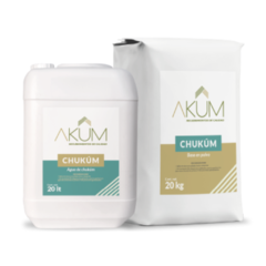 KIT CHUKUM (3 BULTO BASE DE CHUKUM 20 KG + BIDON DE AGUA DE CHUKUM 20 LT)