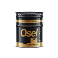 ESMALTE SATINADO OSEL ORO S.R. NEGRO 4LT