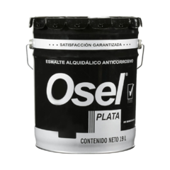 ESMALTE MATE OSEL PLATA BLANCO/W 19LT