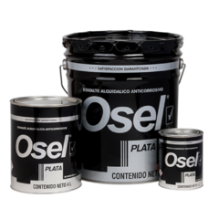 ESMALTE MATE OSEL PLATA BLANCO/W 1LT - comprar en línea