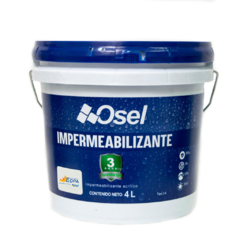 IMPERMEABILIZANTE ACRILICO OSEL COPE BLANCO SUPER 3 AÑOS 4LT