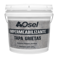 CEMENTO PLASTICO OSEL PLATA 4LT