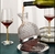 Decantador de Vinho 1500ml vidro de cristal decanter 360 rotativa topo tumbler high-end dispensador de vinho espelho - comprar online