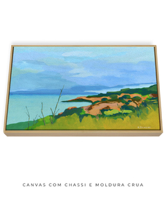 Quadro Decorativo Mar com Galhos - comprar online