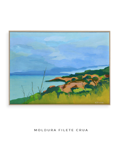 Quadro Decorativo Mar com Galhos