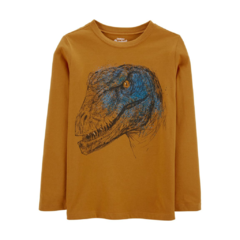 Camiseta Manga Longa Dinossauro Carters