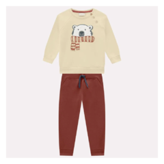 Conjunto Infantil Masculino Casaco + Calça Milon