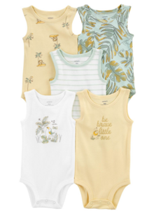 Kit body Regata Carters Amarelo