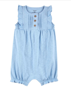 Romper com Babado Carters Azul