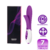 Vibrador com Estimulador Dobrável - Roxo 7 velocidades