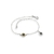 Pulseira De Prata Com 2 Girassol Com Resina 18cm