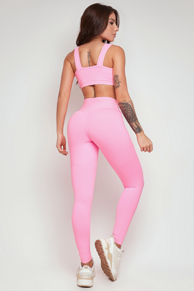 Legging Toolfitness Sport Feminina - Candy pink - ToolFitness - Acessórios  para Crossfit e LPO