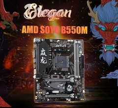 SOYO Monarch Dragon AMD B550M Gaming Motherboard USB3.1 M.2 Nvme Sata3 Supports - Imports ITEK