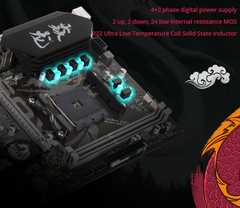 SOYO Monarch Dragon AMD B550M Gaming Motherboard USB3.1 M.2 Nvme Sata3 Supports na internet