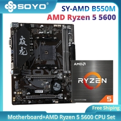 SOYO Monarch Dragon AMD B550M Gaming Motherboard USB3.1 M.2 Nvme Sata3 Supports na internet