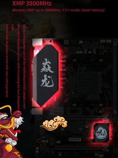 SOYO Monarch Dragon AMD B550M Gaming Motherboard USB3.1 M.2 Nvme Sata3 Supports