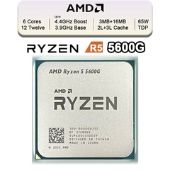 Imagem do AMD Ryzen 5 5600G R5 5600G 3.9GHz Six-Core Twelve-Thread 65W CPU Processor L3=16