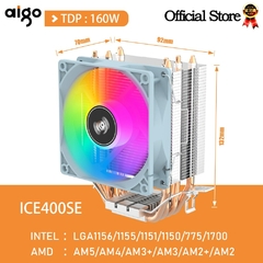 Aigo Air CPU Cooler Cooling Fan Quiet Ventilador 4 Heat Pipes Radiator Intel LGA - Imports ITEK