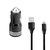 Carregador veicular USB 2 saídas 3.1A lightning L01-2 H´maston