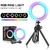 KIT Tripé de mesa Selfie Ring Light RGB LED MJ16 na internet