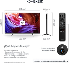 Smart TV Sony KD43X73K 43" 4K ULTRA HD LED WIFI - tienda en línea