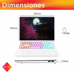 HP Laptop Gaming OMEN Trascend 14-fb0000la, Intel Core Ultra 7, 16GB RAM, 1TB SSD, 14", OLED (2880x1800), NVIDIA GeForce RTX 4060 (8GB), Windows 11 - PLAY ALIXA STORE