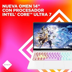 HP Laptop Gaming OMEN Trascend 14-fb0000la, Intel Core Ultra 7, 16GB RAM, 1TB SSD, 14", OLED (2880x1800), NVIDIA GeForce RTX 4060 (8GB), Windows 11