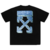 Camiseta Off-White Marker Short-Sleeve Over Tee 'Black/Blue' - comprar online