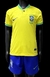 Camisa + Shorts Infantil Seleção Brasileira - Amarela