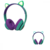 Fone Headphone Bluetooth Orelha De Gato Com Led CAT EAR CT-66 - loja online