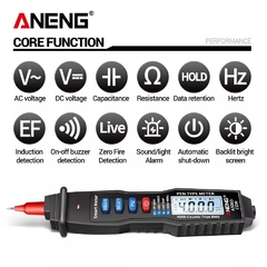 Multitester Digital A3003 Automático Detector-busca Polo Fva