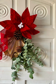 GUIRLANDA DE NATAL DE FLORES DESIDRATADAS na internet