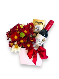 BOX ESPECIAL VINHO E CHOCOLATE - comprar online