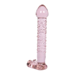 Dildo de Vidrio Slim Pink - comprar online