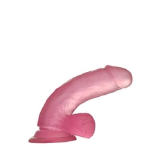 Dildo Small 6" Jelly Studs Crystal Pink - comprar online