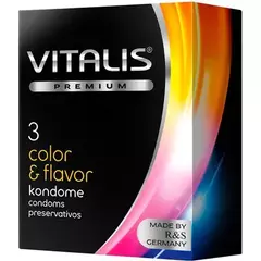 Condón Vitalis Color y Sabor x 3 unidades6.