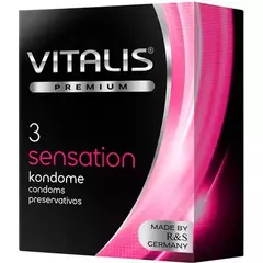 Condón Vitalis Sensations x 3 Unidades