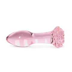 Plug Anal Clear Rose Glass - comprar online