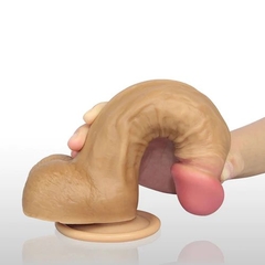 Dildo 8'' Dual Layered Silicone Flesh - comprar online