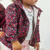 Chaqueta Print Flores Fucsia