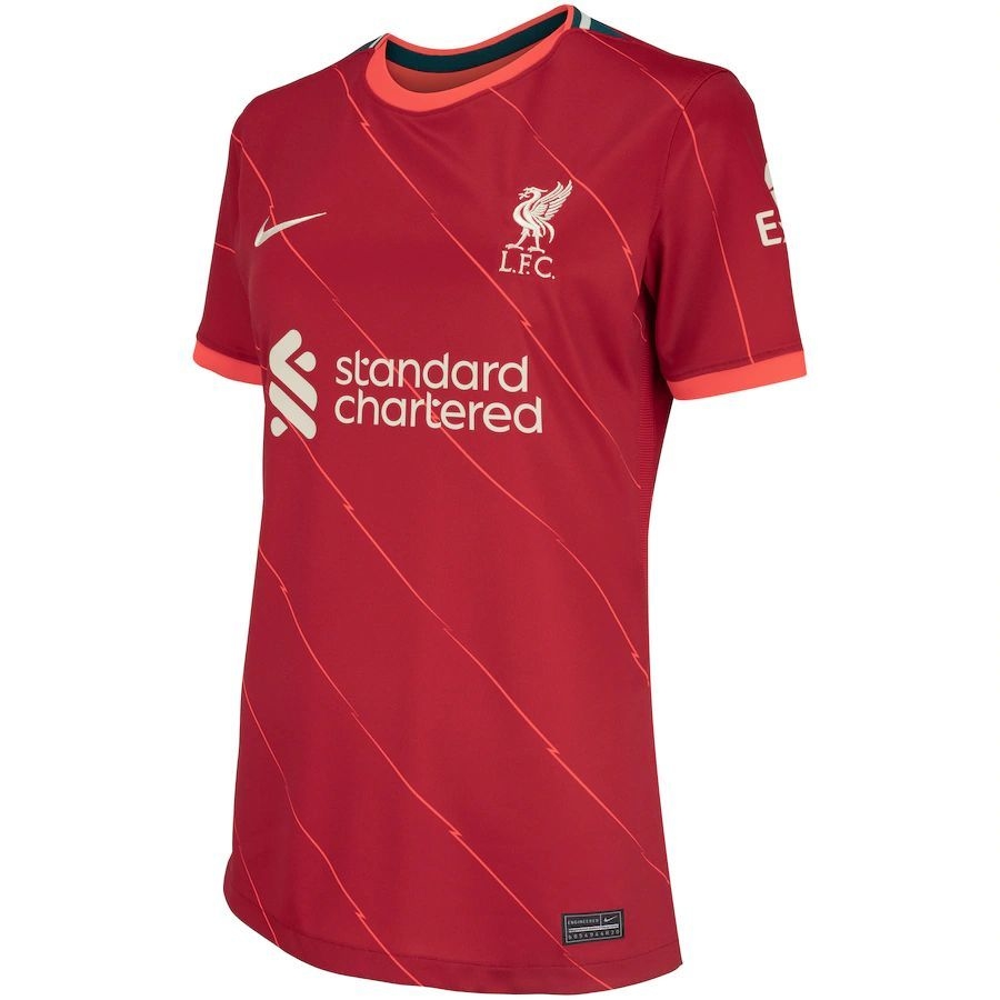 Camisa Liverpool I 21/22 Vermelha - Feminina Baby Look - Nike