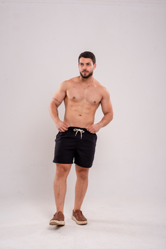 Short Linho Preto